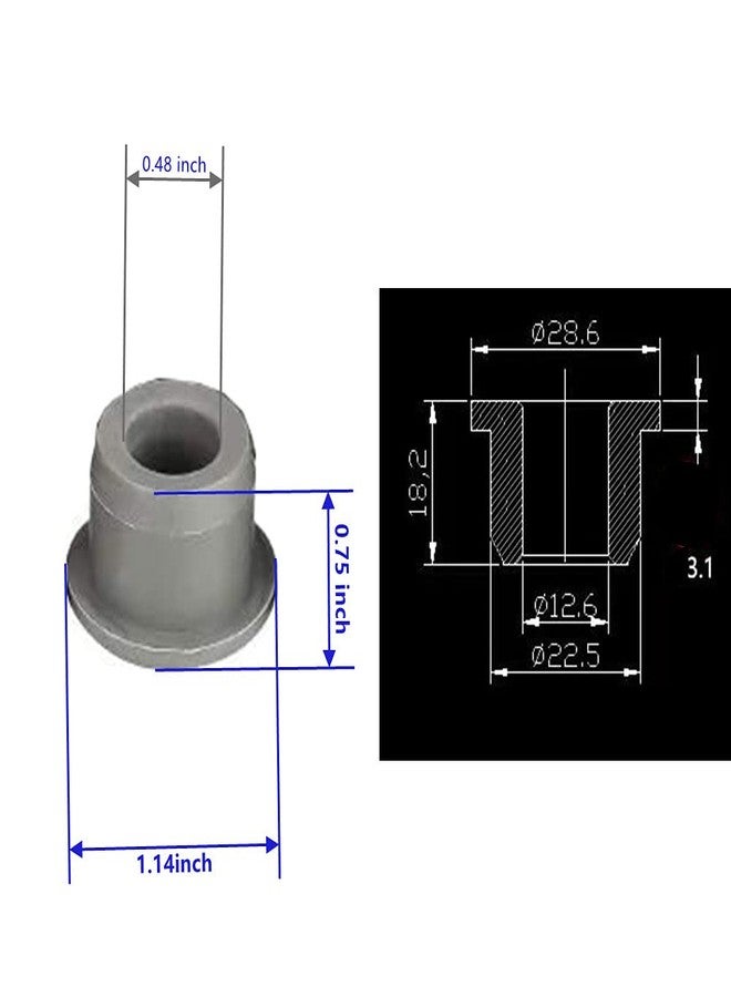Dr.Acces 24PCS Golf Cart Club Car Precedent Bushing, Urethane, Short, Prec Replace #102956201/1022874011 - Image 4